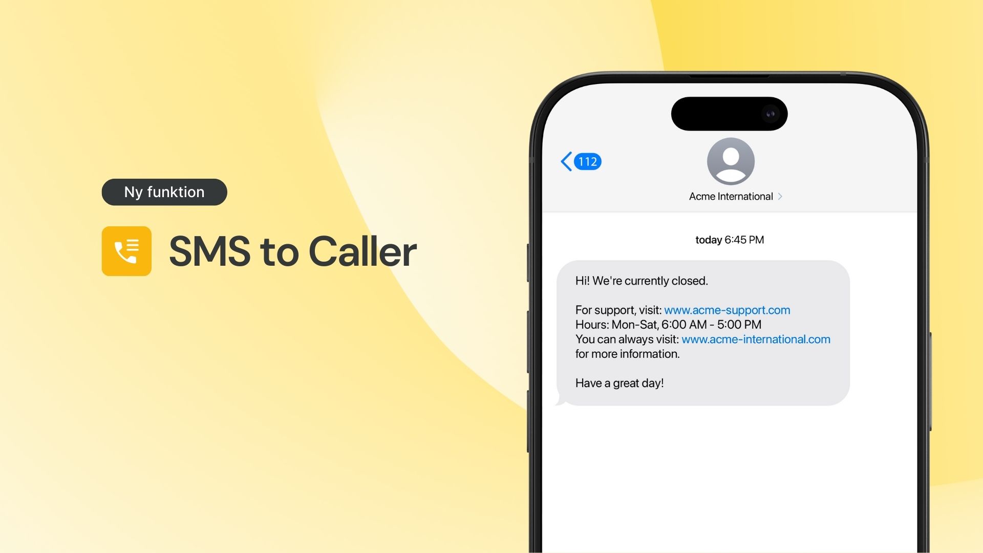 SMS to caller_LinkedIn